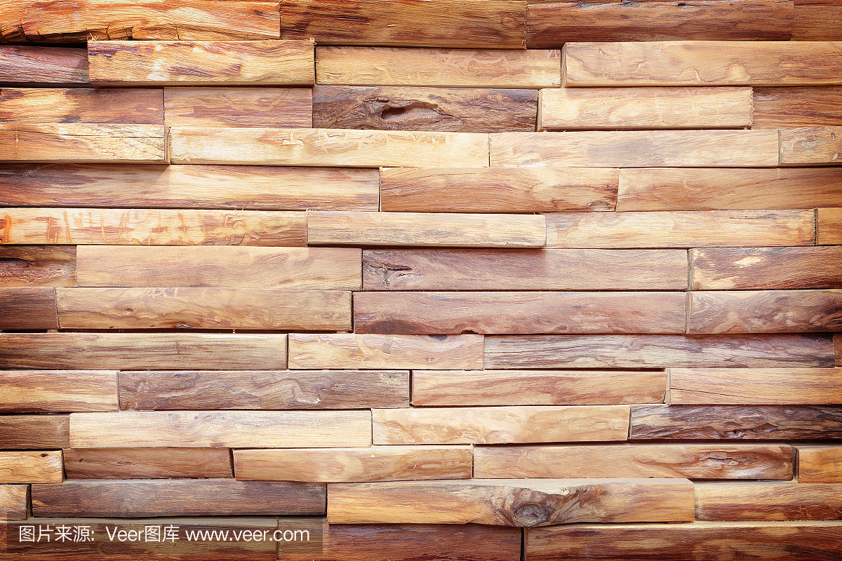 木板墙的层次感,木墙的质感